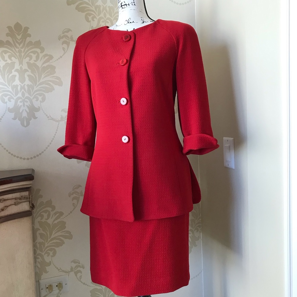 Dana Buchman Jacket & Skirt Ladies Suit - Picture 1 of 13